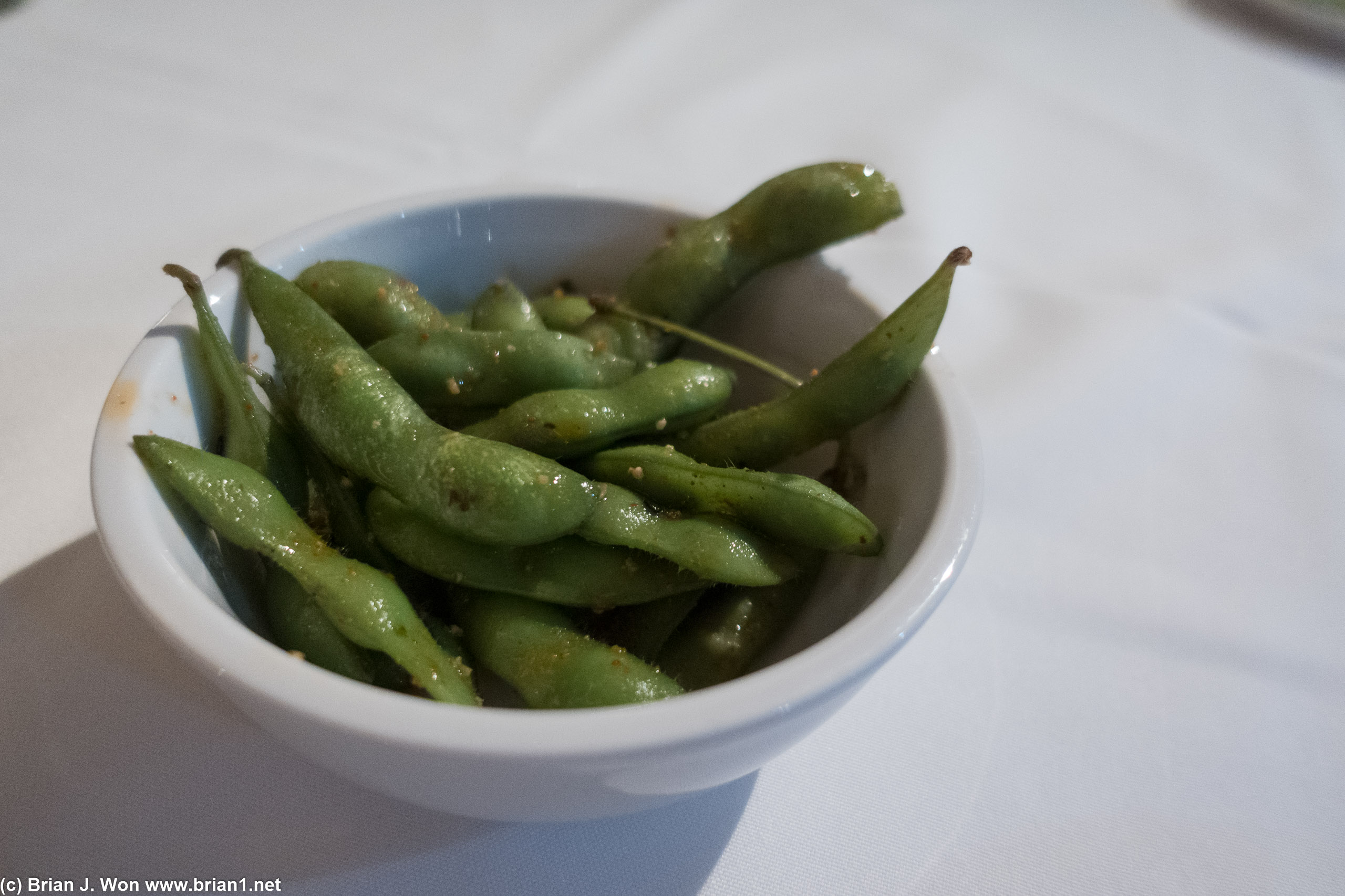 Edamame is pretty bog-standard.