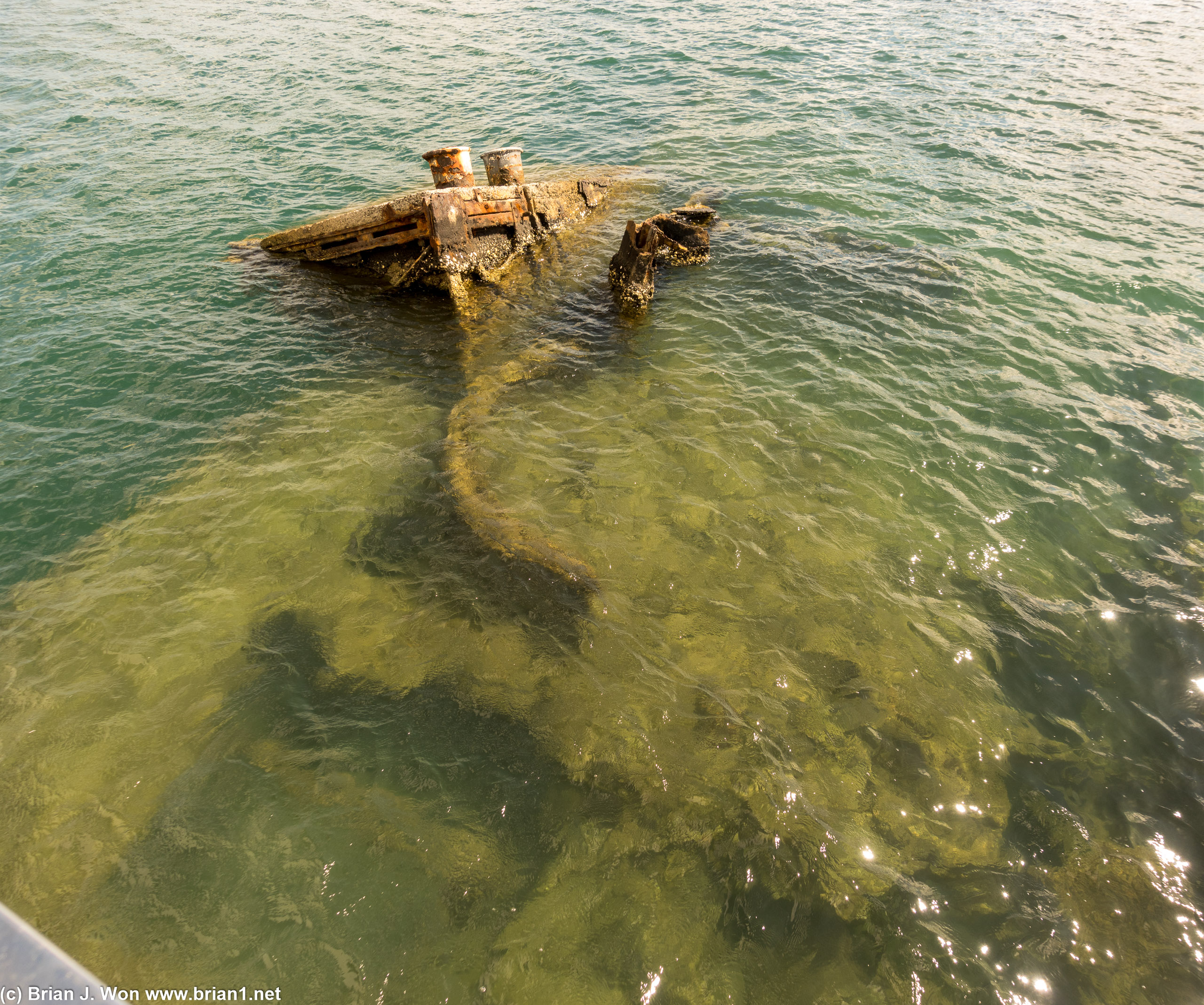 Ship is still underwater, with many of those lost onboard on December 7, 1941.