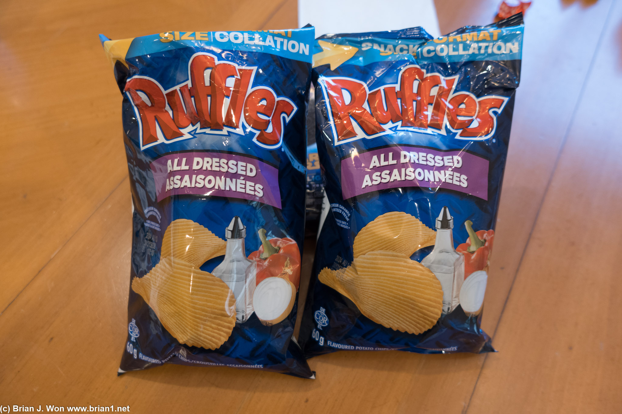 Fresh from Canada, Ruffles All Dressed.