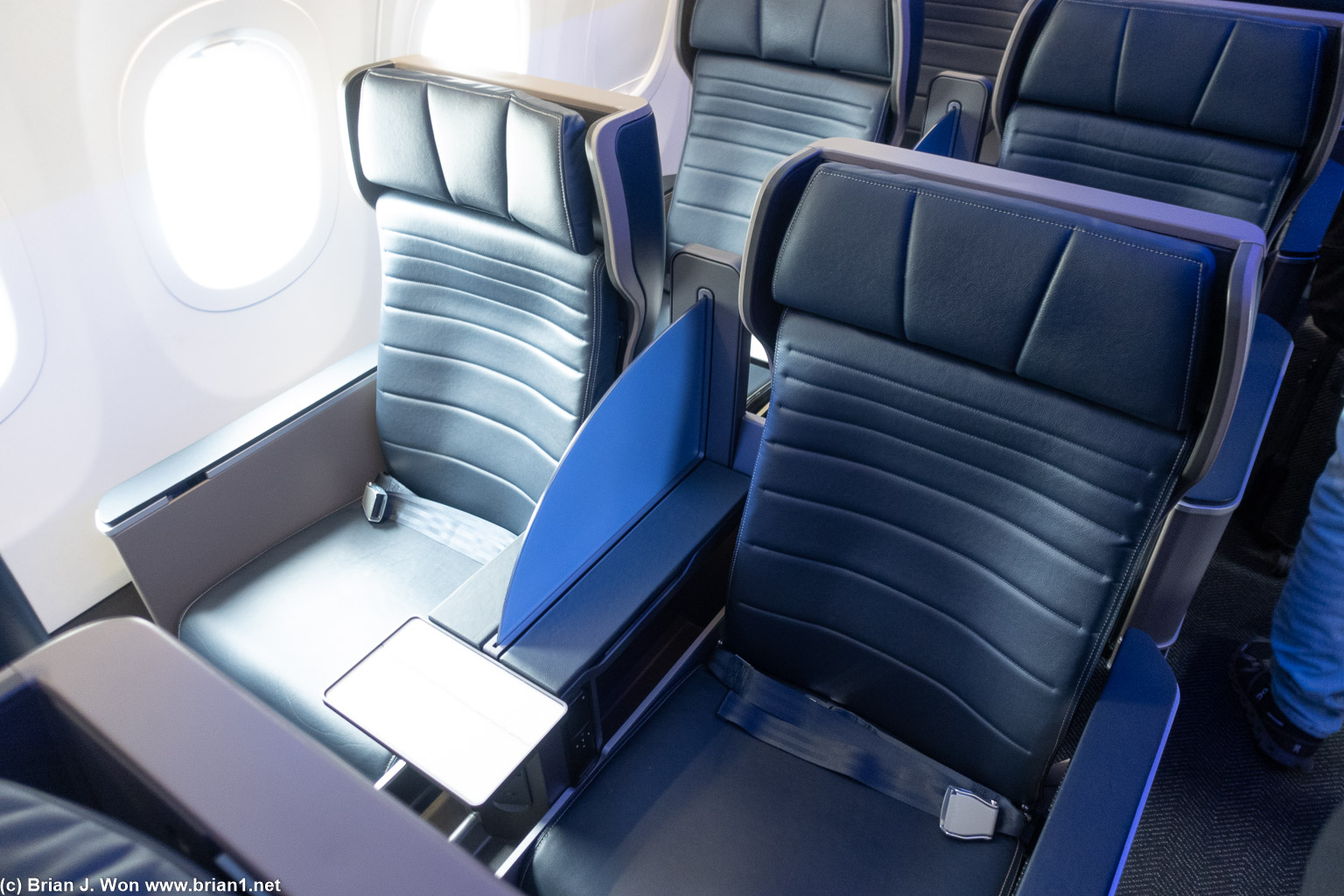 Safran Z600 seats for first class.