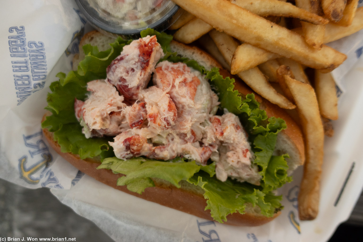 Lobster roll is legit.