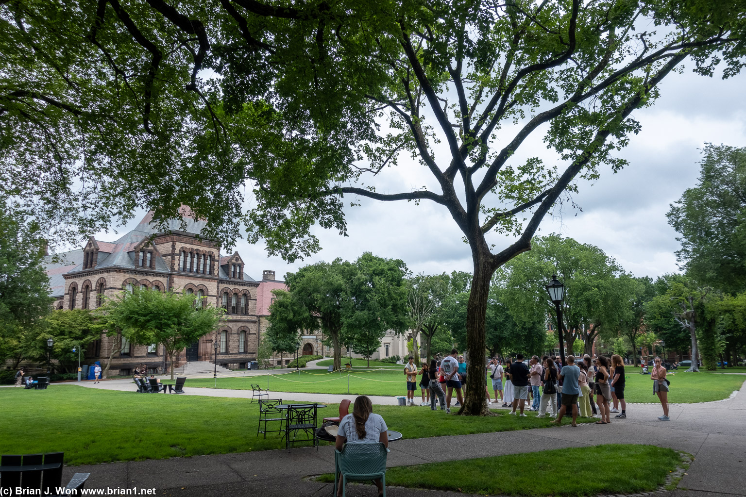 Brown University's central College Hill area.