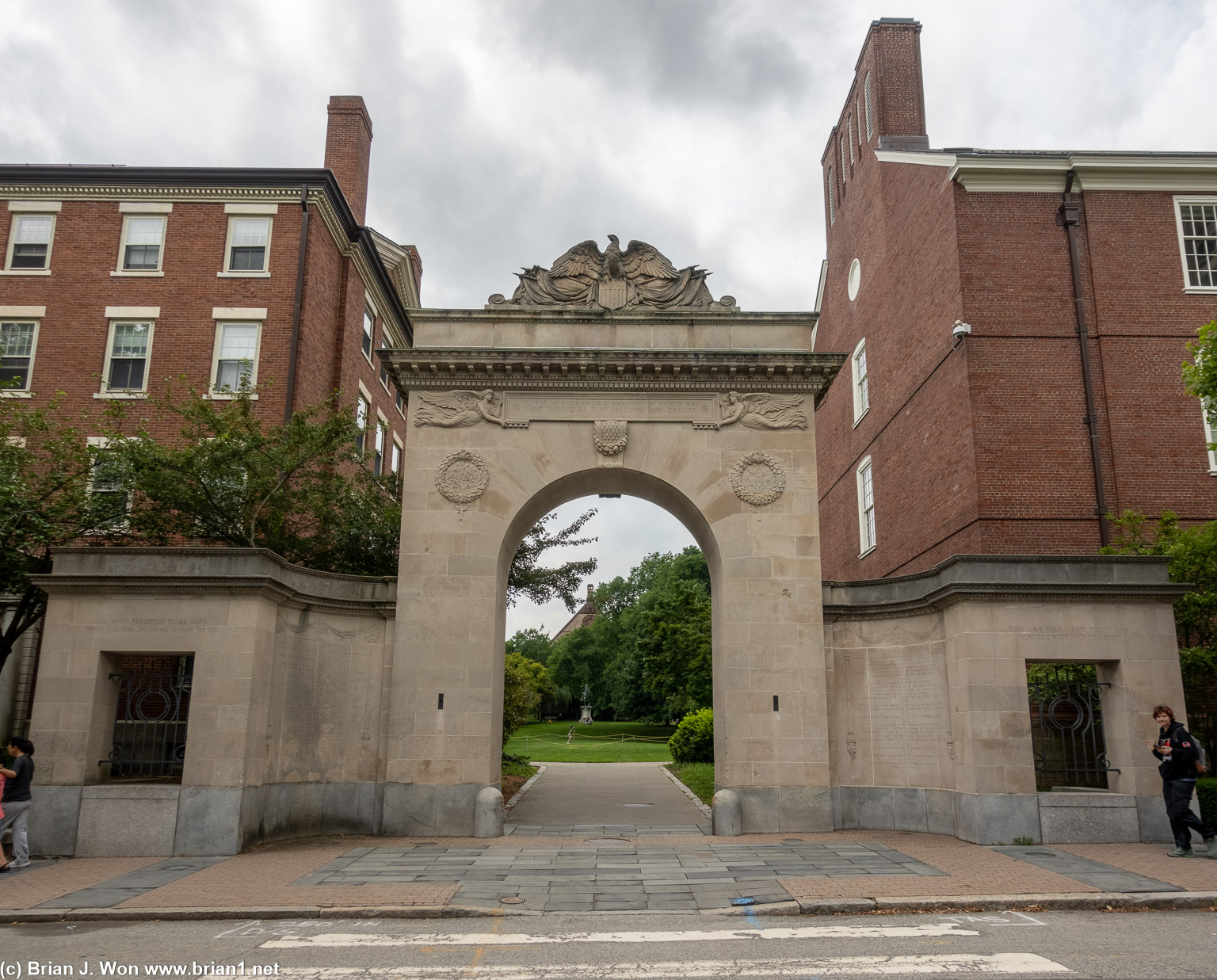 Solders Memorial Gate, Brown University.