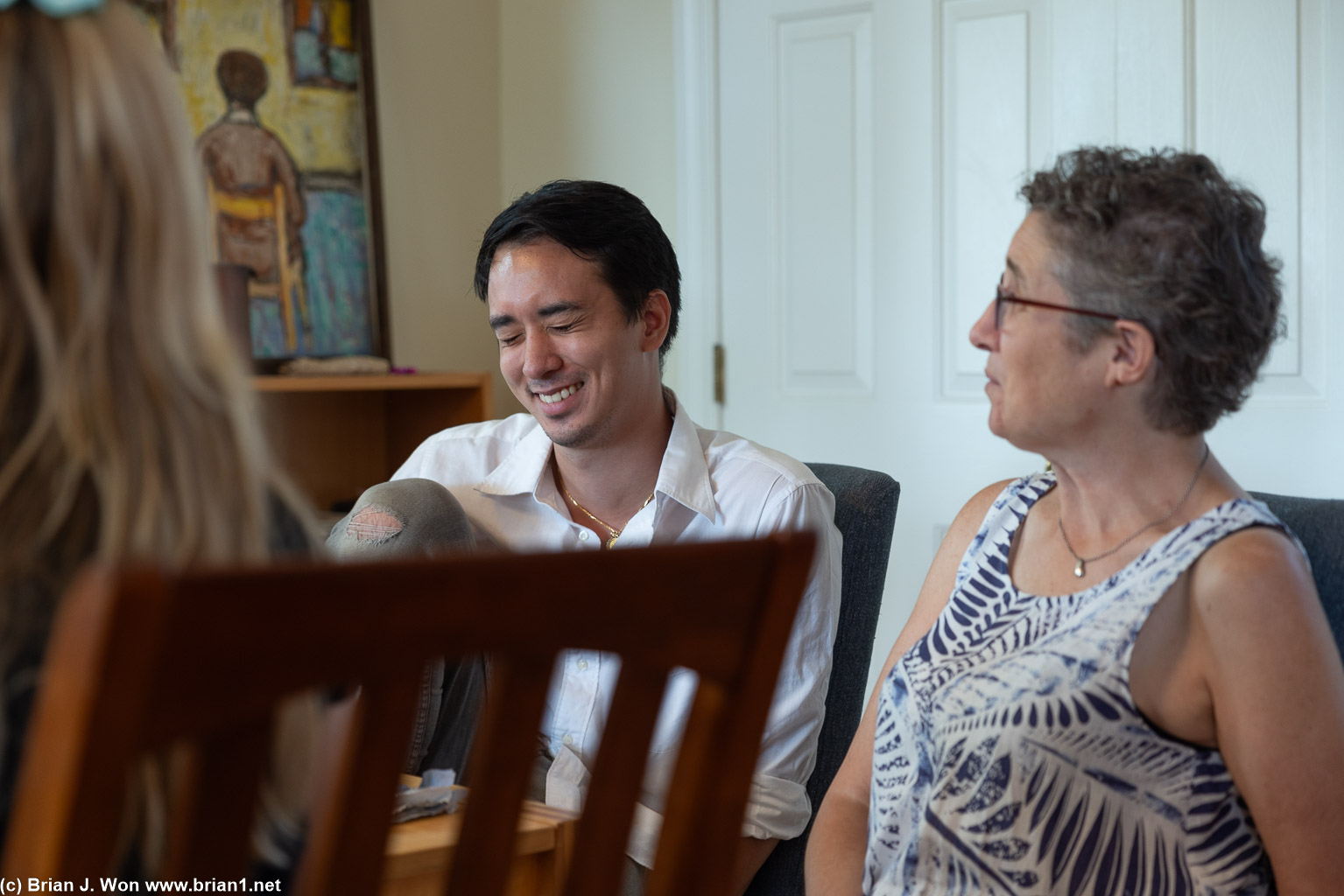 Chuck and Aunt Julie.