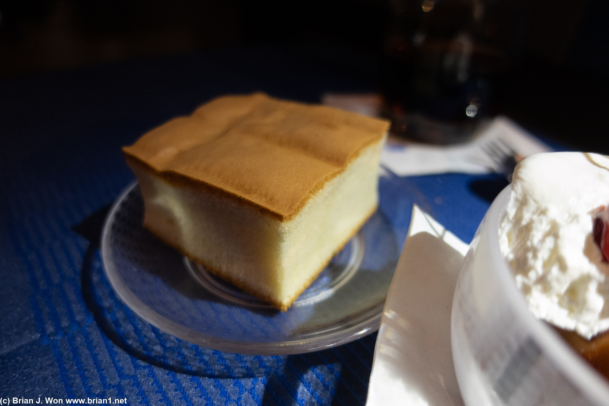 Sponge cake was very Asian, nice and light, and not too sweet.