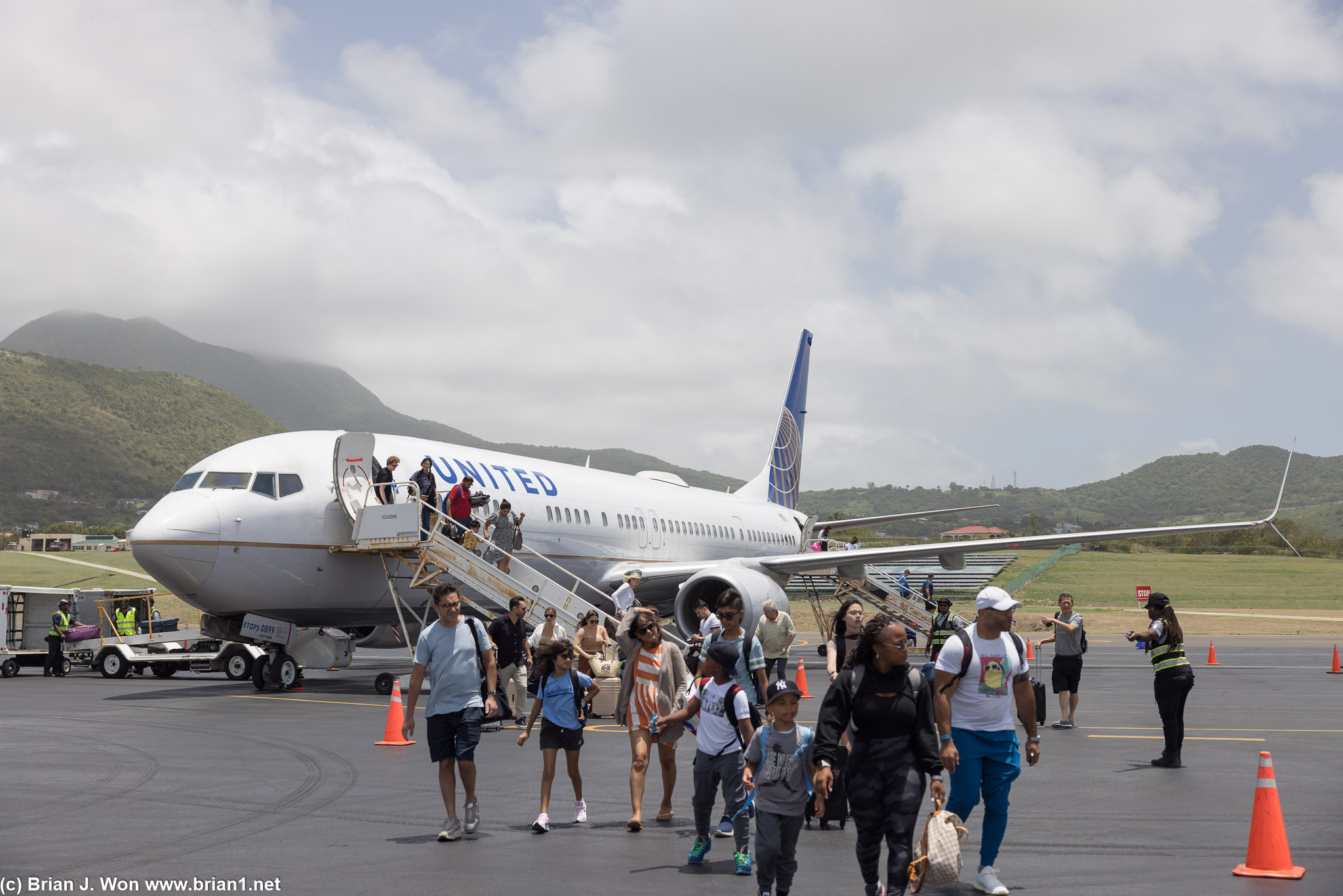 Landed in St. Kitts.