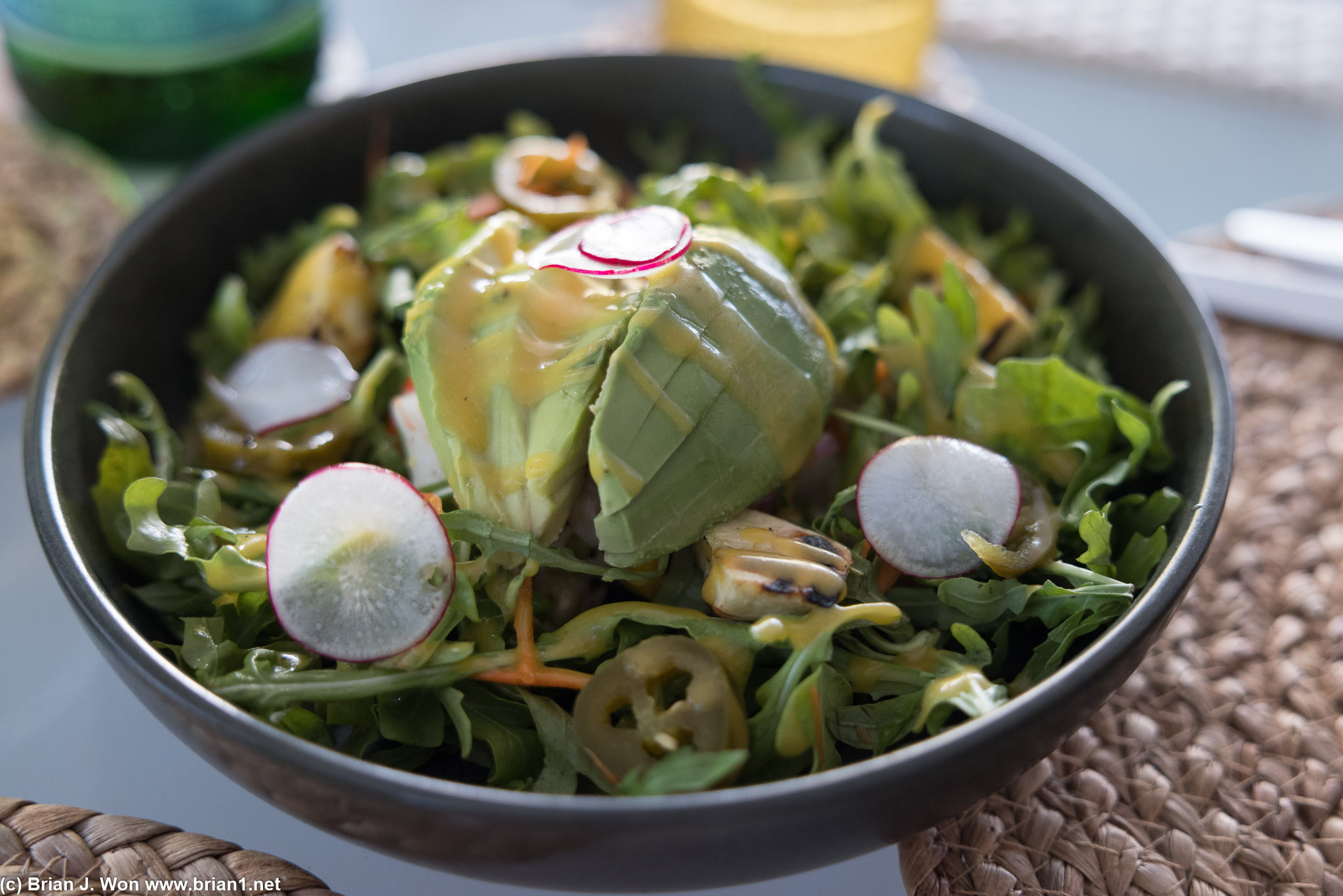 Local salad. Pickled jalapenos were... interesting.