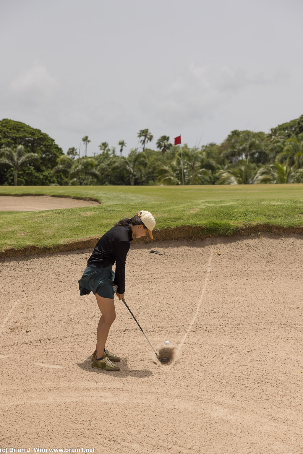 Escaping the sand trap, part 1.