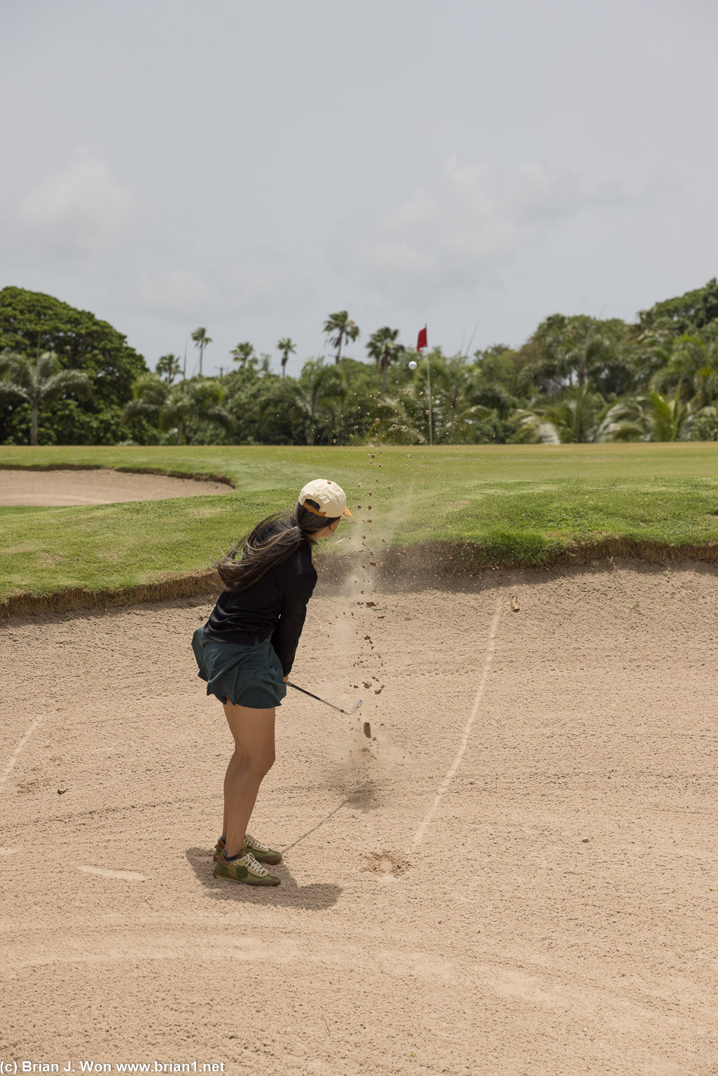 Escaping the sand trap, part 3.