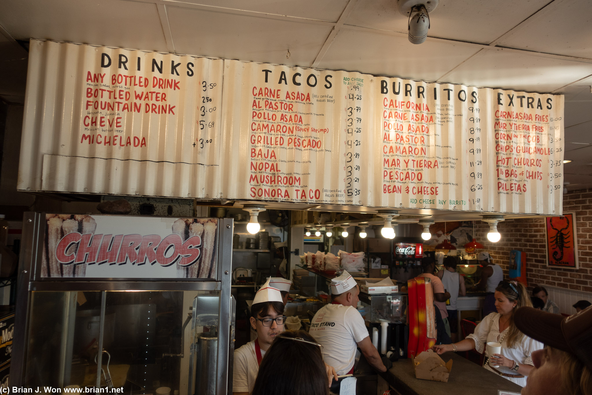 The Taco Stand in La Jolla.