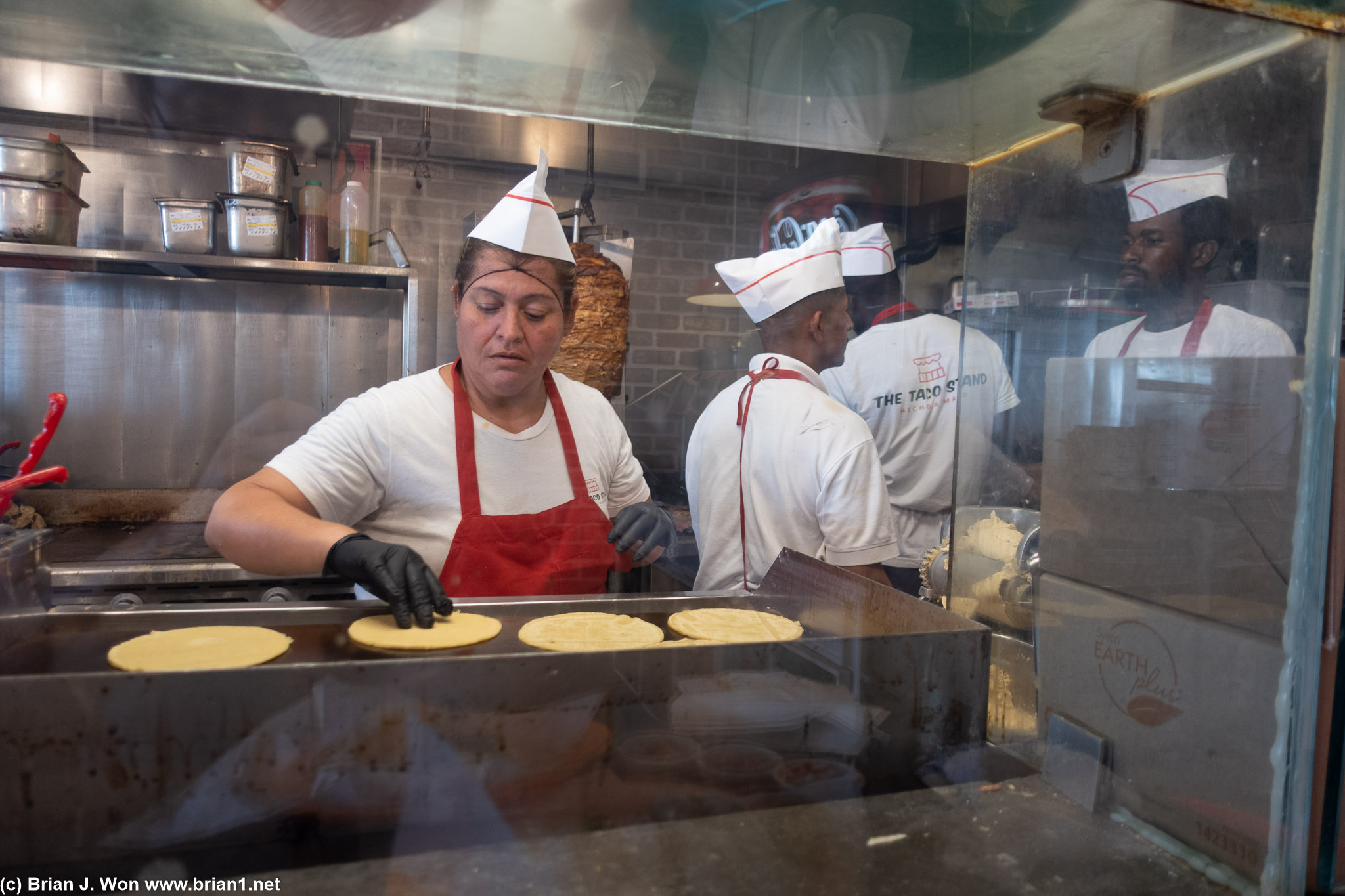 Fresh tortillas.