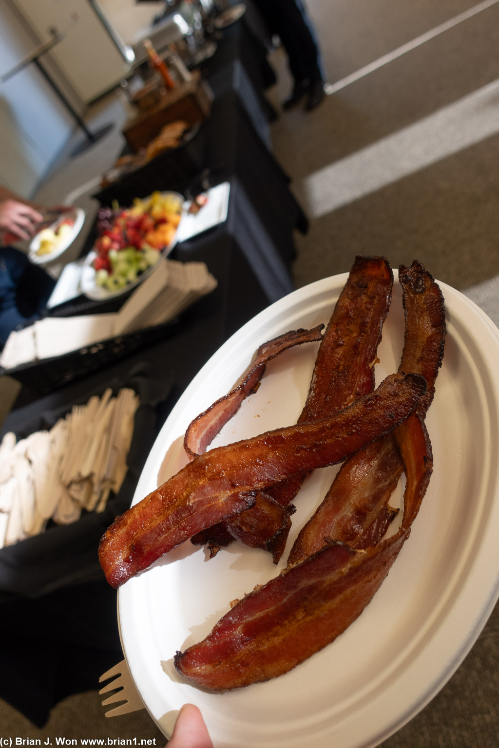 Hot breakfast at SDSC Summer Institute on Wednesday. Yum!