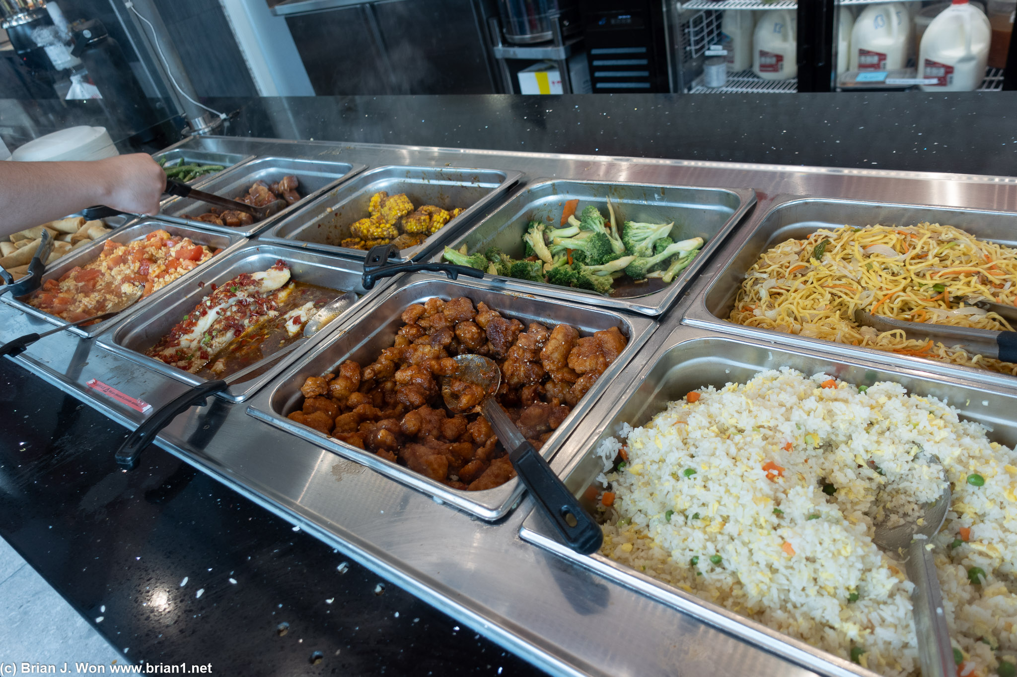 Hot food items (think like Panda Express).