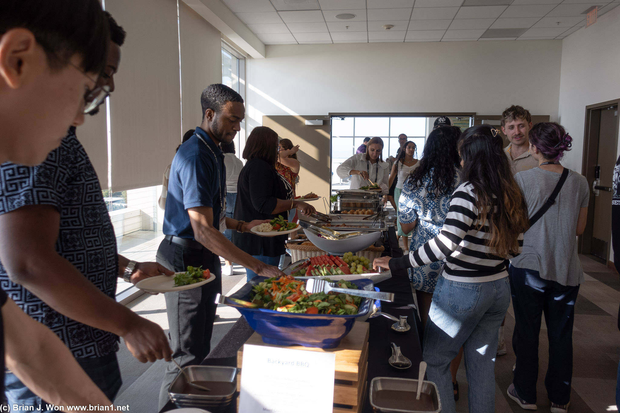 Hungry attendees.