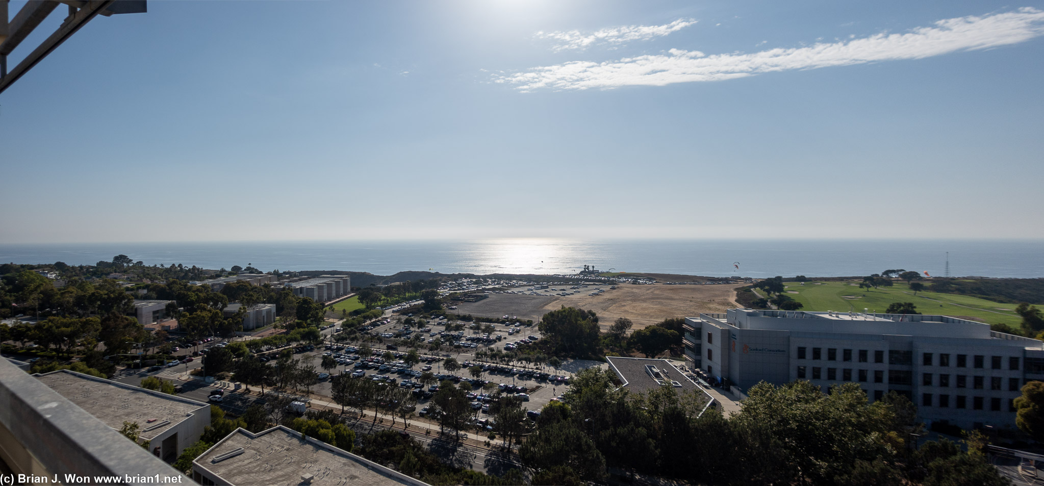 The view from the 15th floor.