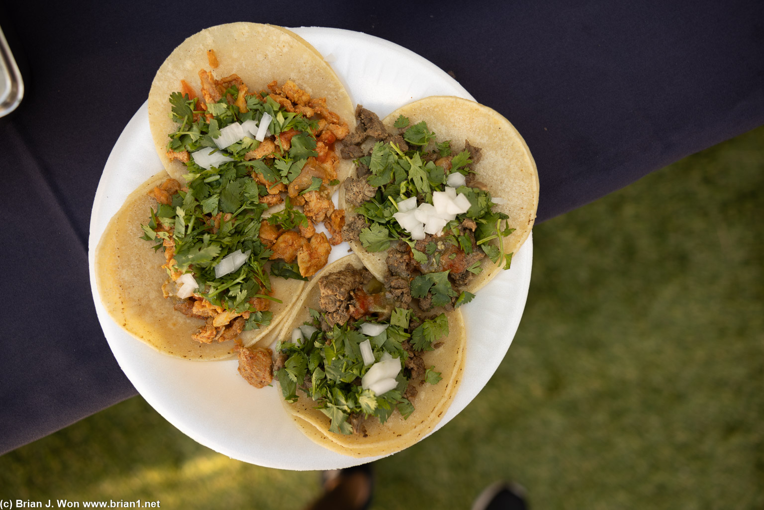 Hackett ordered a taco cart. Brilliant.