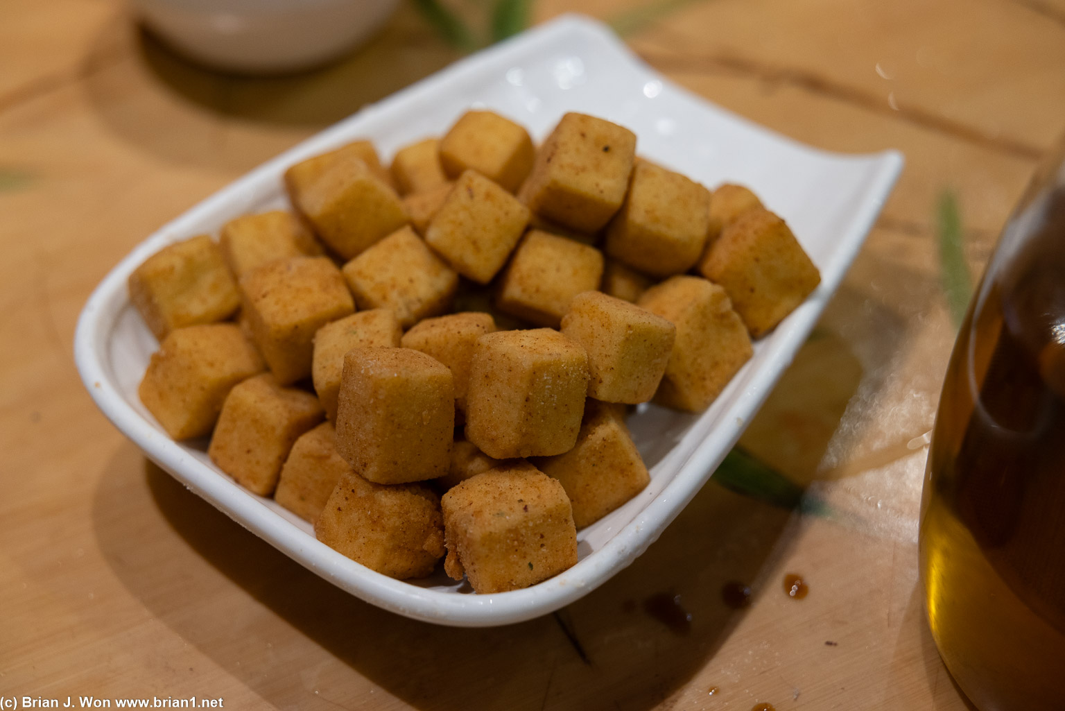 Deep fried tofu was perfectly cooked but also not very interesting.