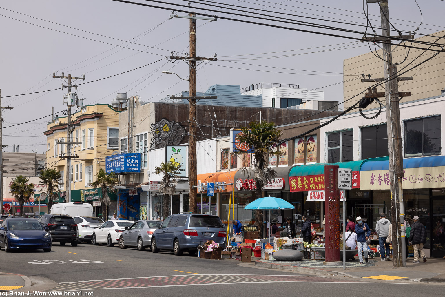 Irving Street's Chinatown in San Francisco.