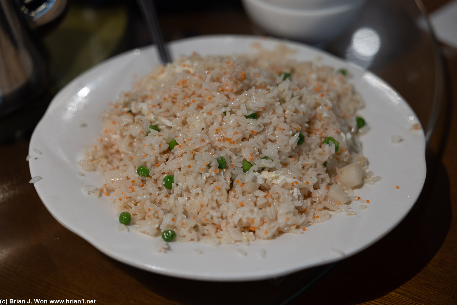 Sue really wanted the scallop fried rice.