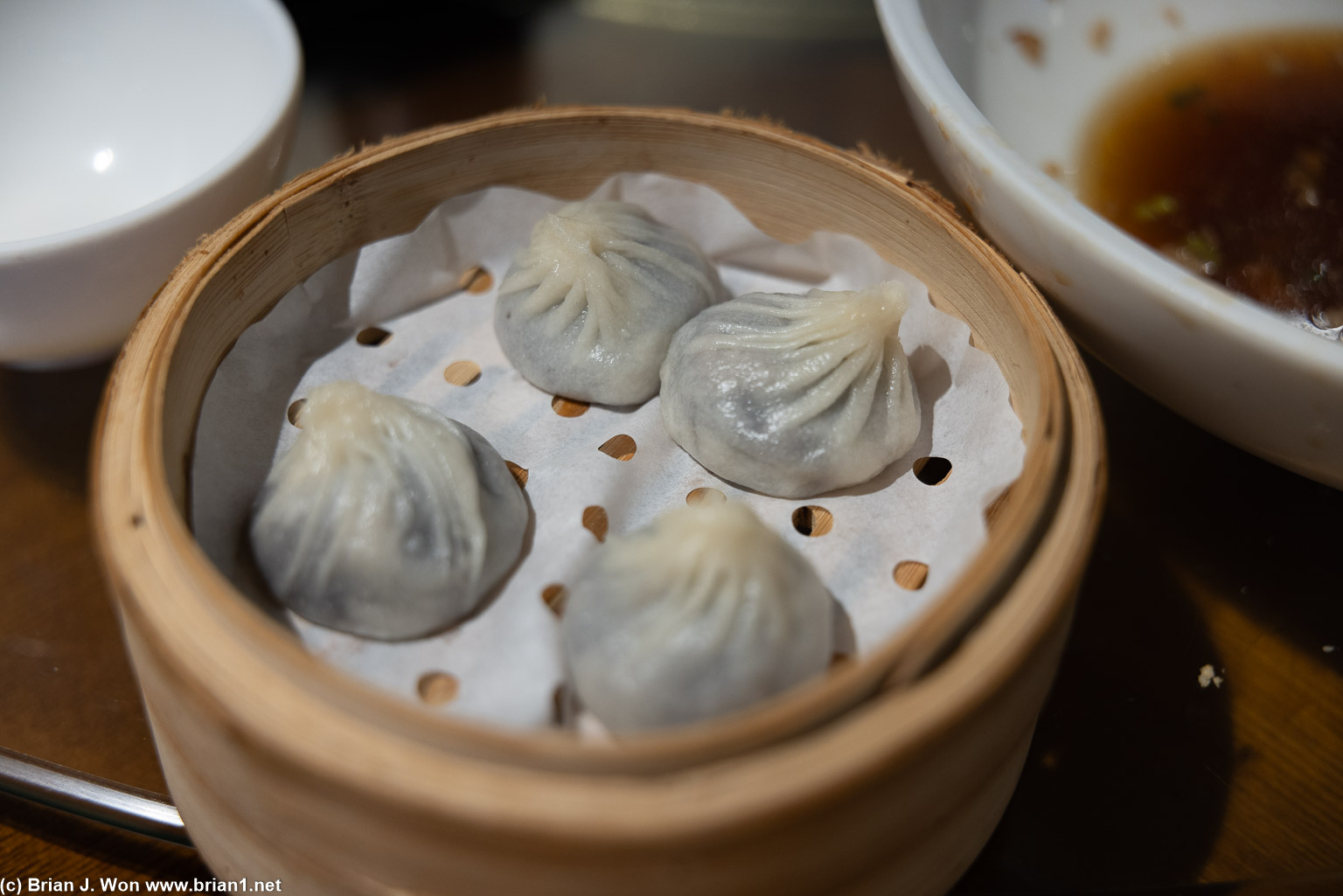 Dessert XLB (chocolate? strawberry chocolate? I think the former?).