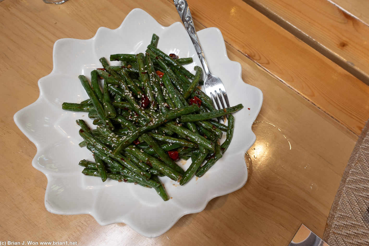 Green beans at Fifty One in Culver City.