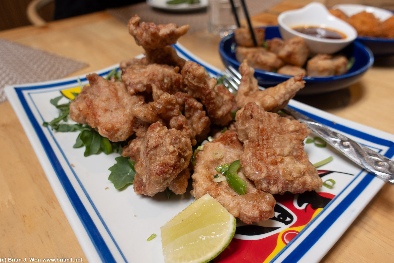 Deep fried pork chop was a bit lacking on flavor compared to the best of them.