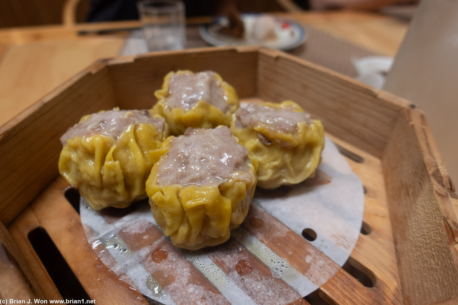 Shu mai were plump but very basic.