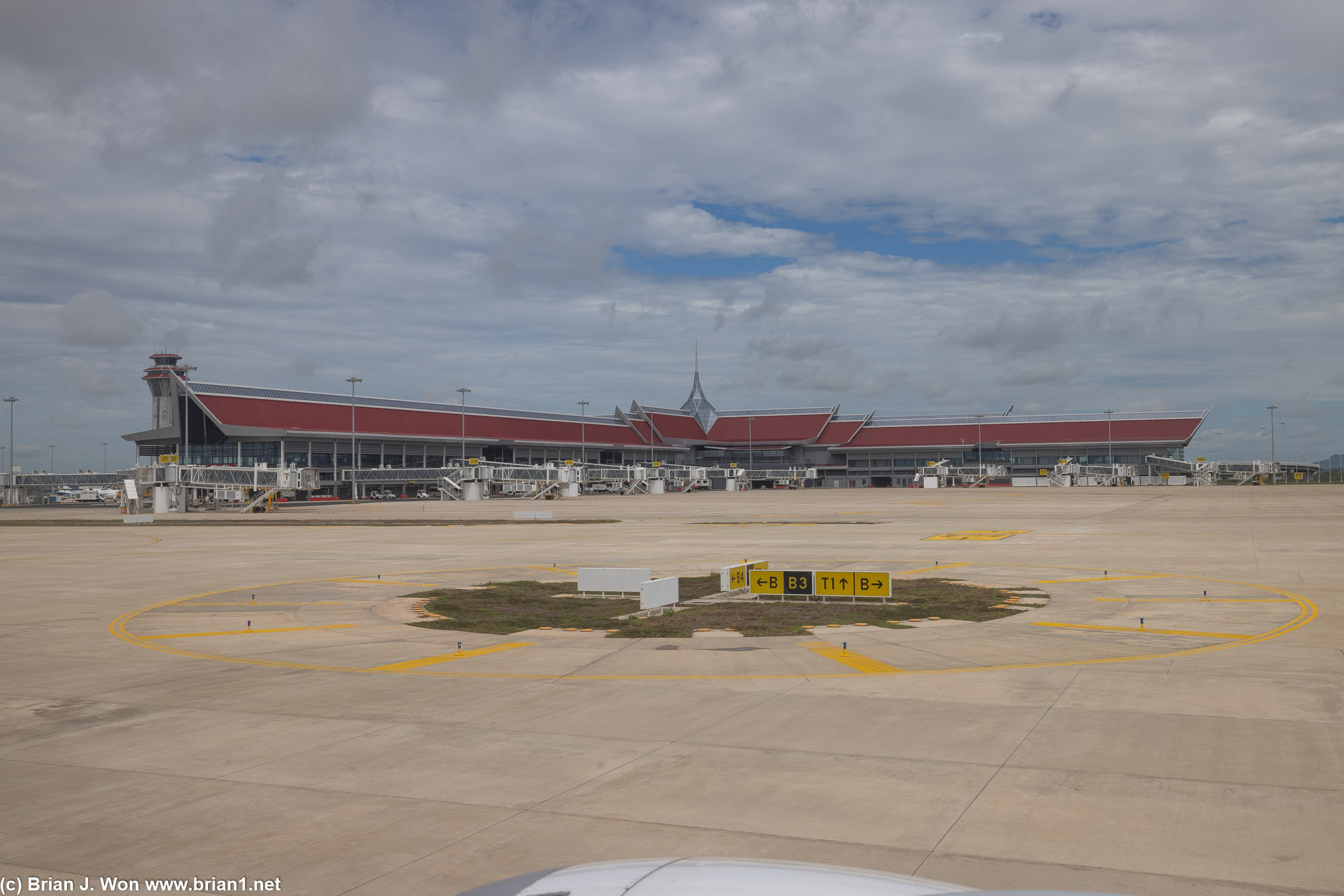 Arrived at Siem Reap Angkor International Airport.