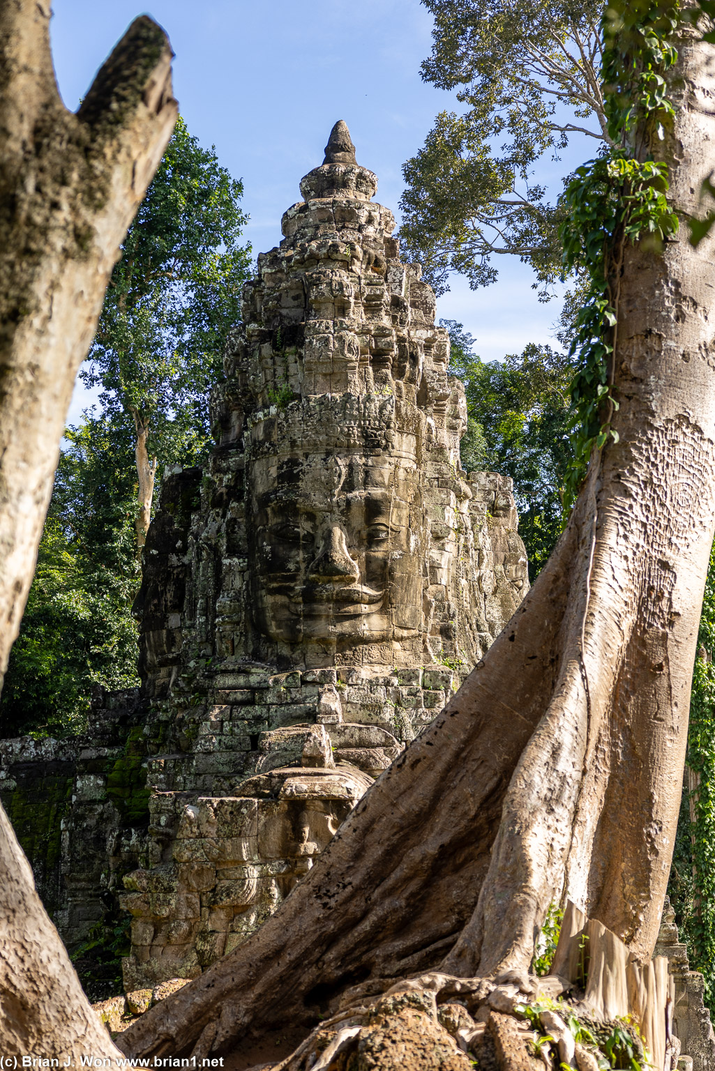 Victory Gate of Angkor Thom.