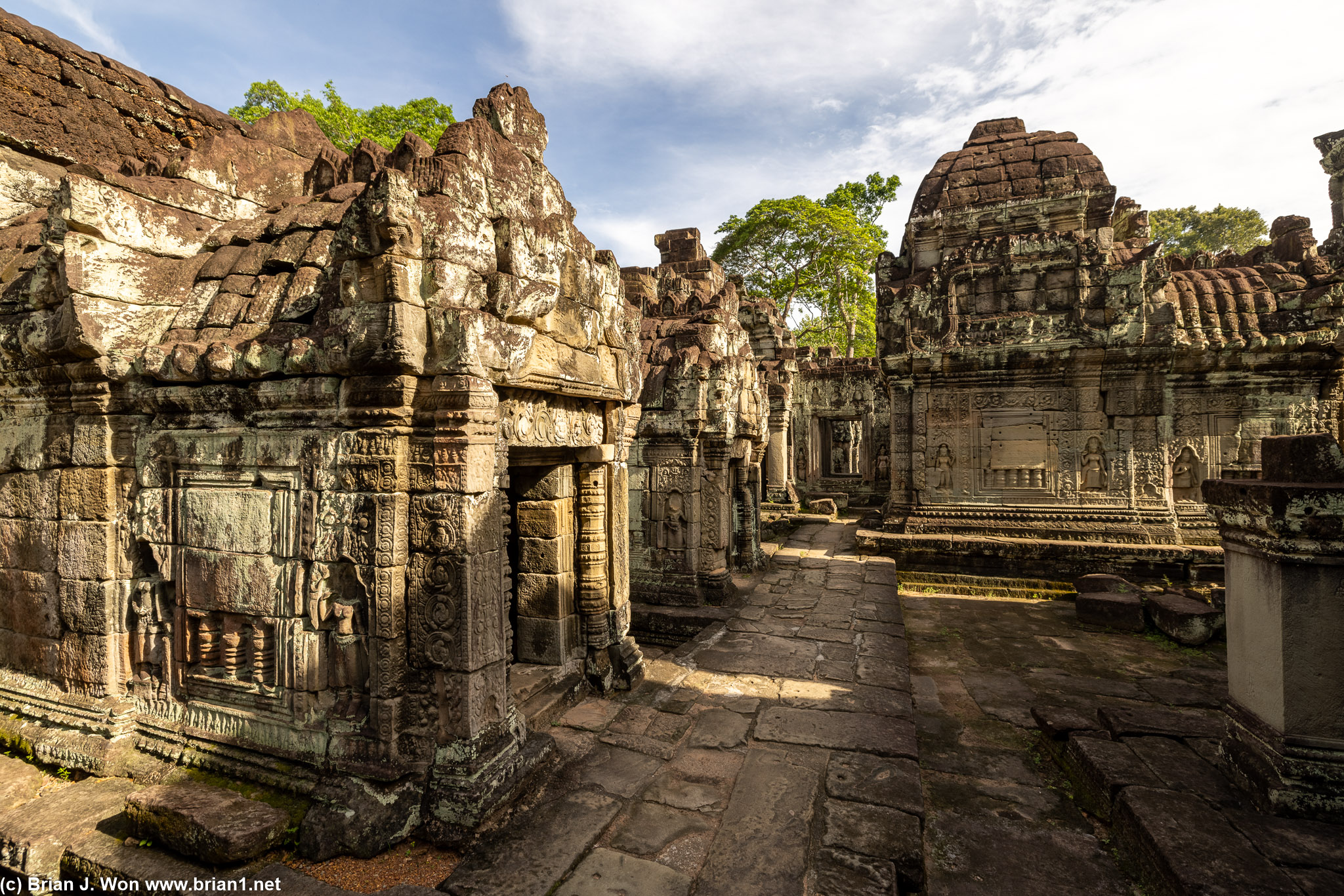 Nearly every surface is/was carved and painted.