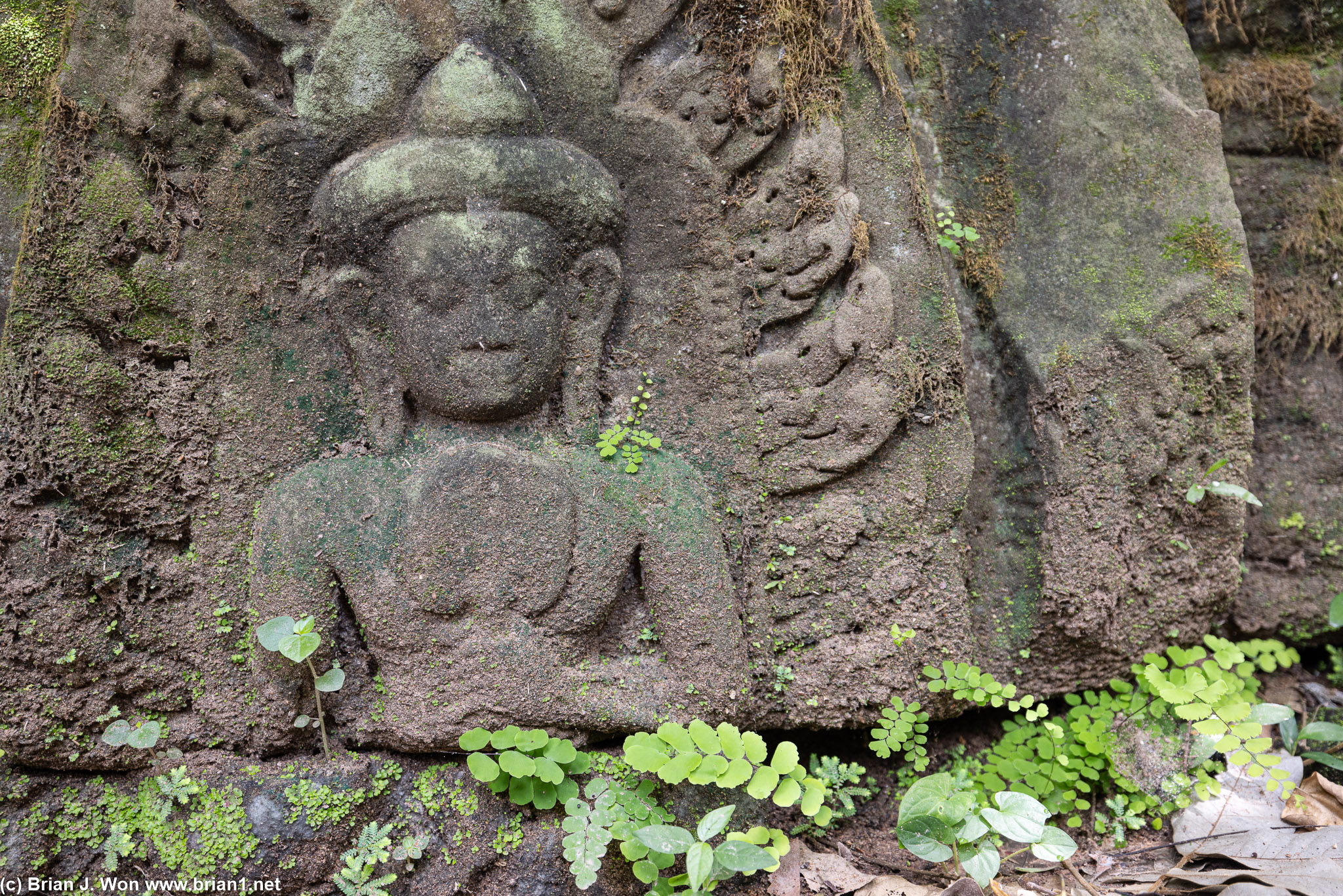 Elaborately carved stones everywhere.