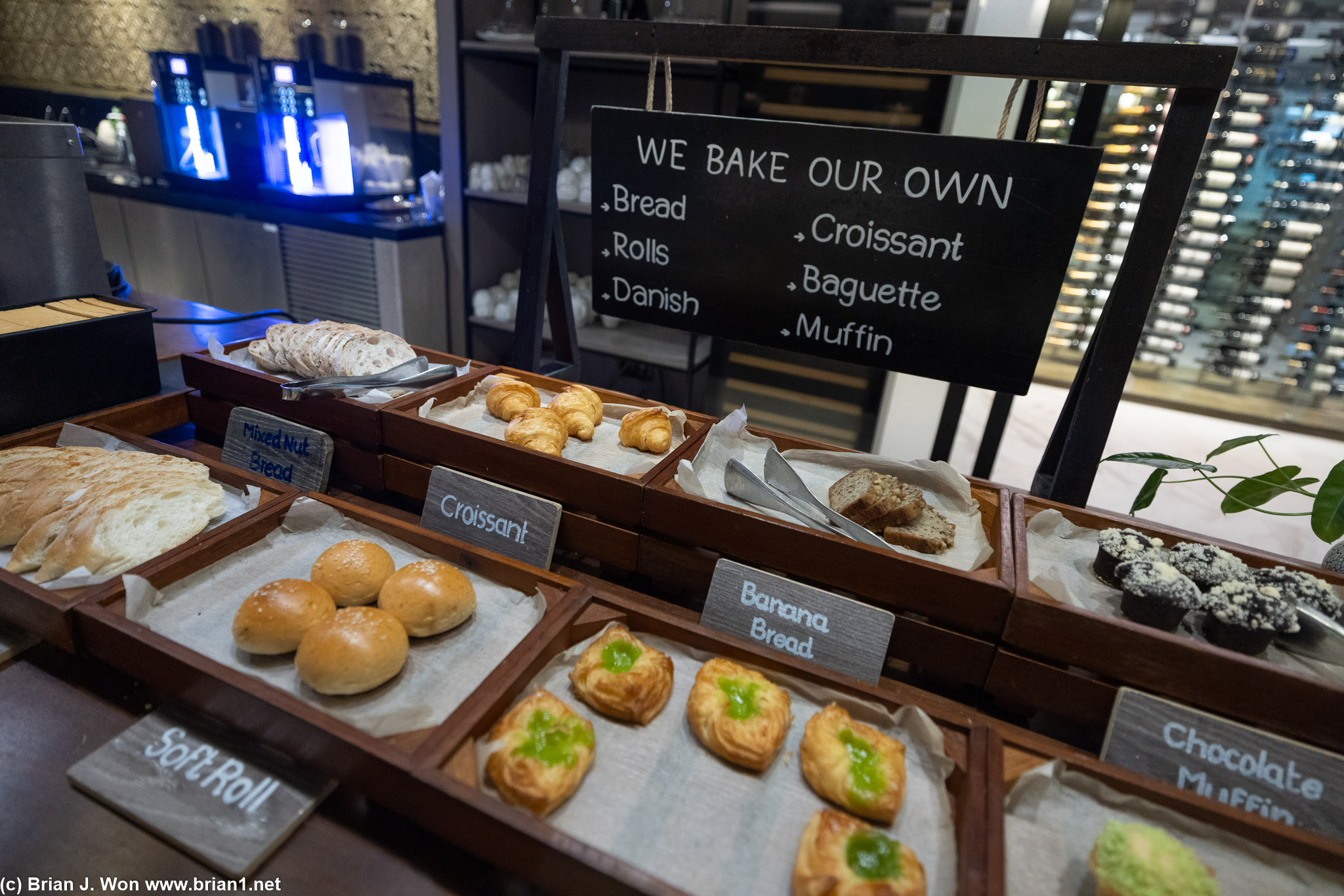 Did not realize they bake their own bread.