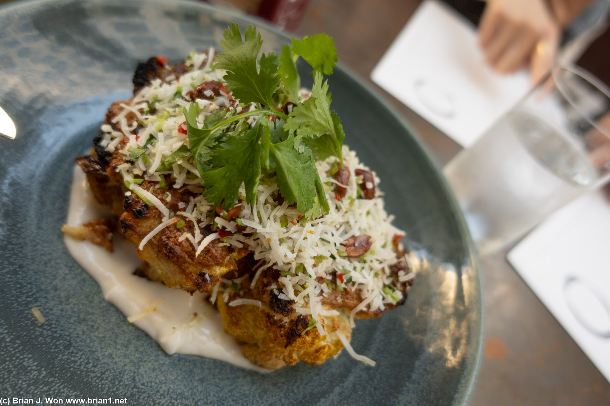 Roasted cauliflower.