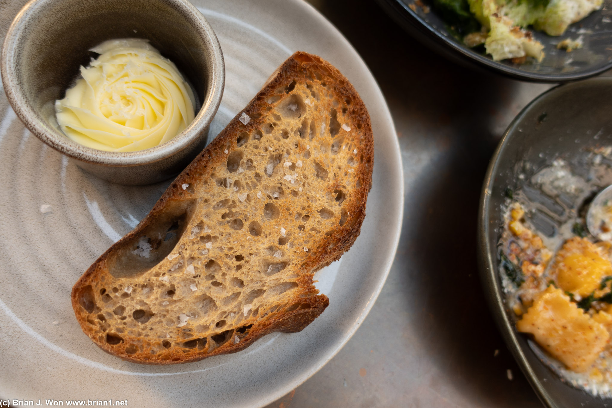 Had liver mousse left over so we ordered bread too. Bread not as good as the naan.