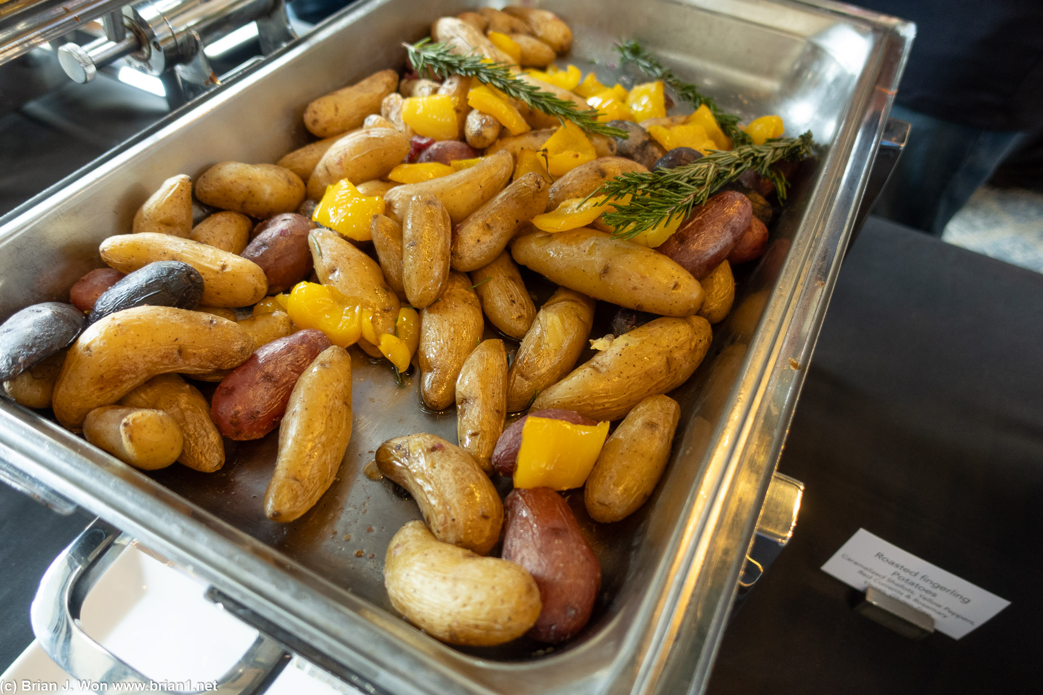 Fingerling potatoes.