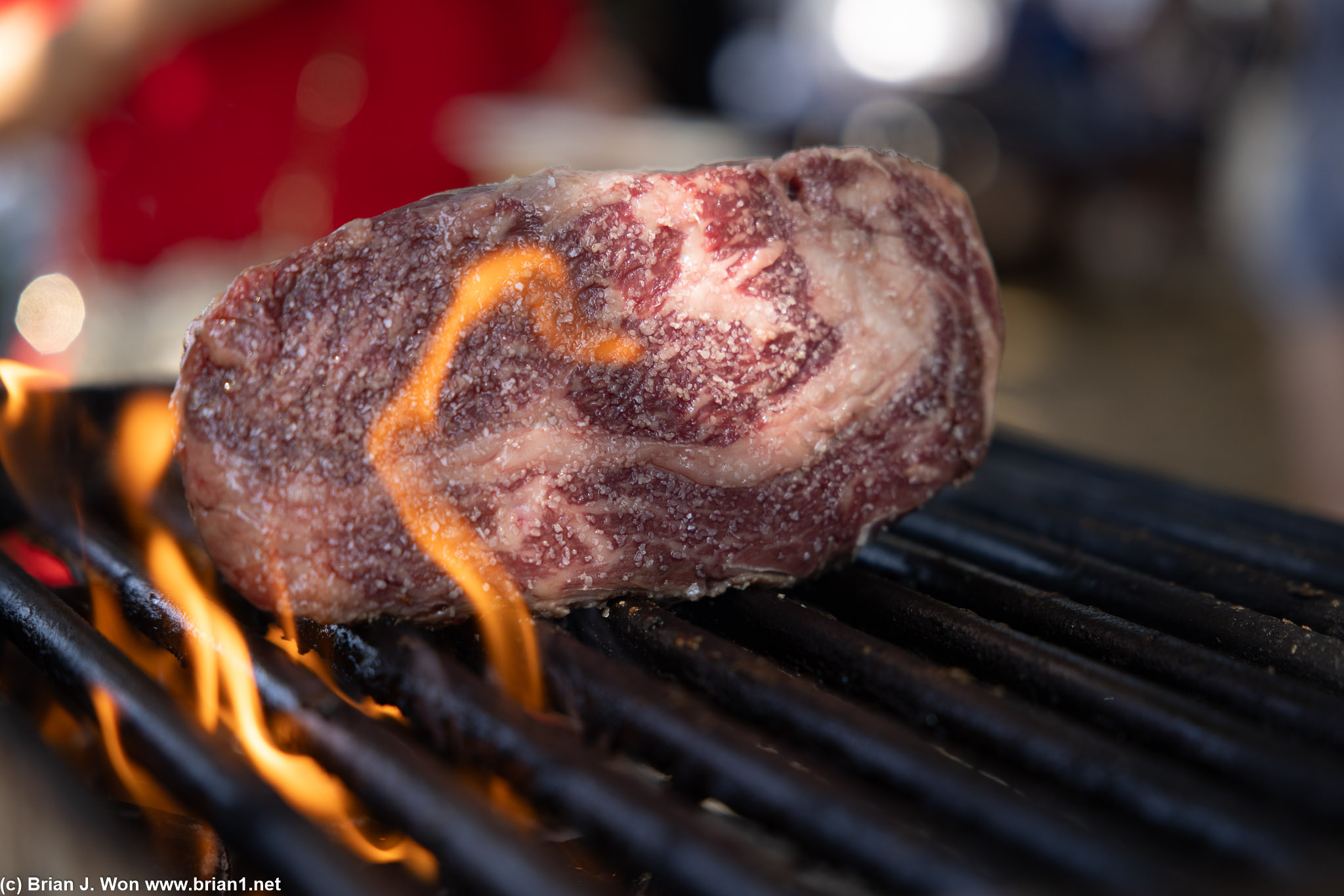 Snake River Farms Gold Grade ribeye.