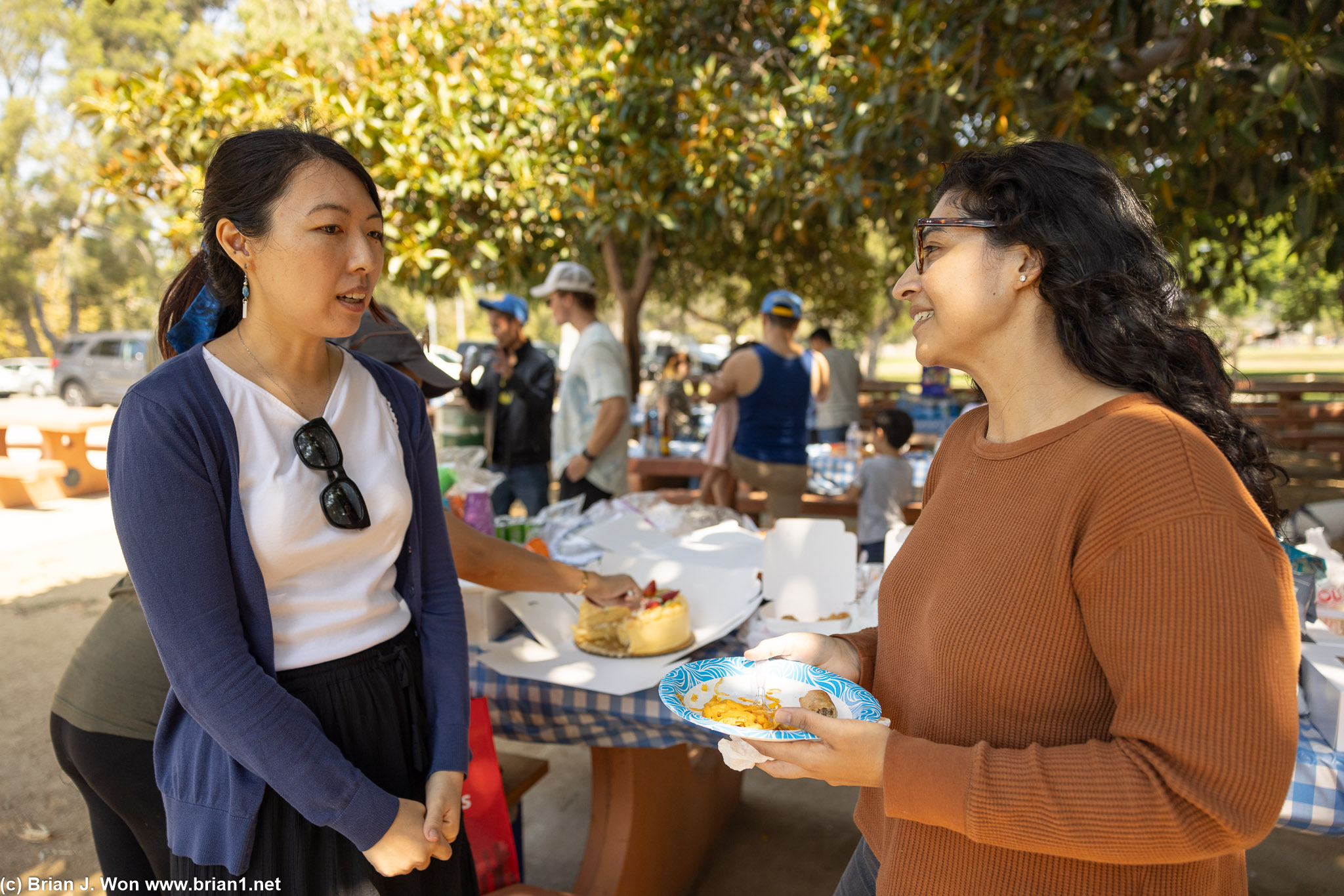 Michelle (right) made the time to join us as well.