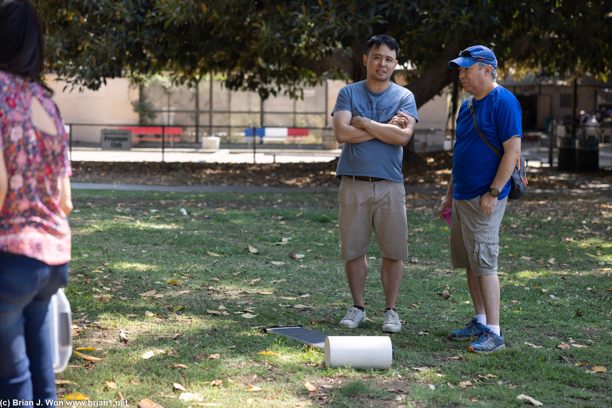 Bobby and Carlos Inductivo (left, another SSCERT alumnus).