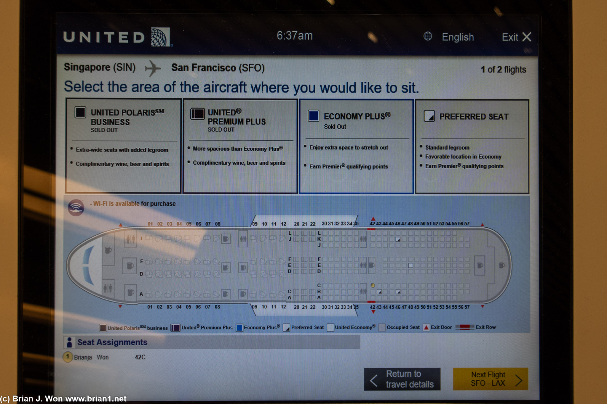 Return flight is almost completely full, too.