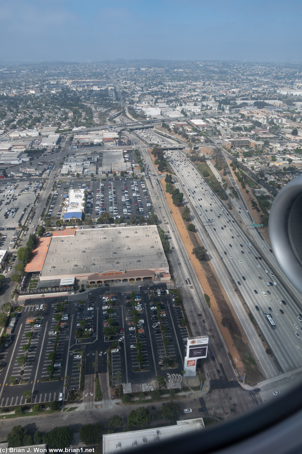 I-405 right by LAX.