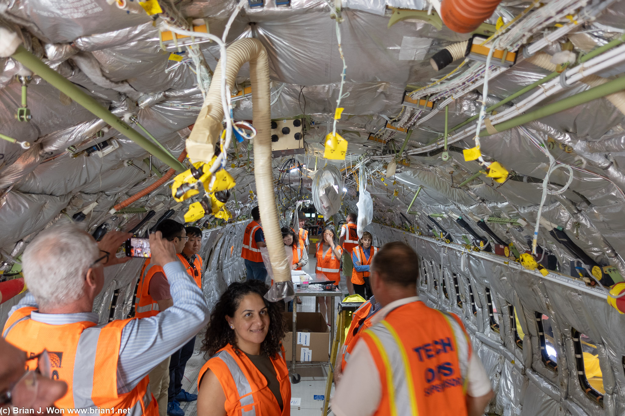 Inside a 737-900ER.