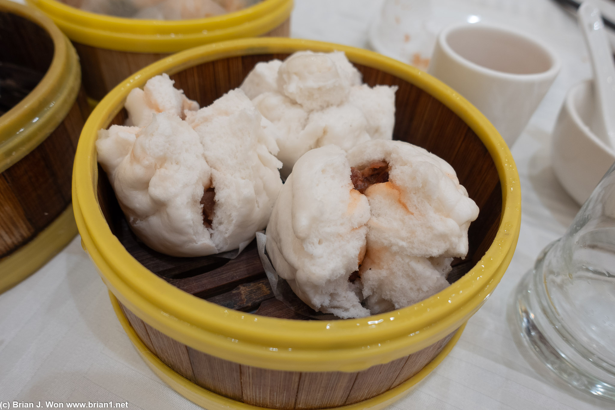 Char siu bao were a bit plain.