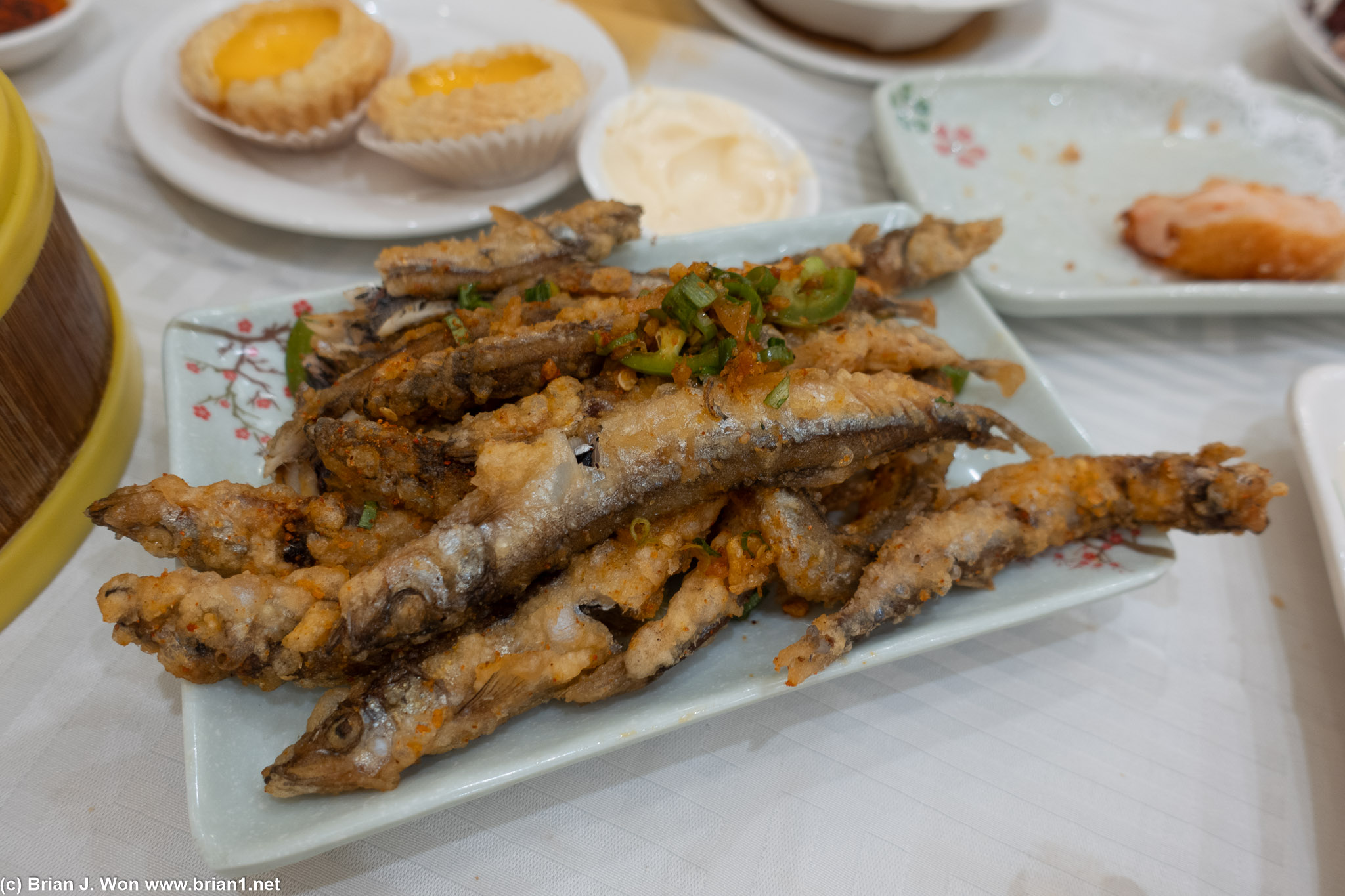 Deep fried fish tasted weird.