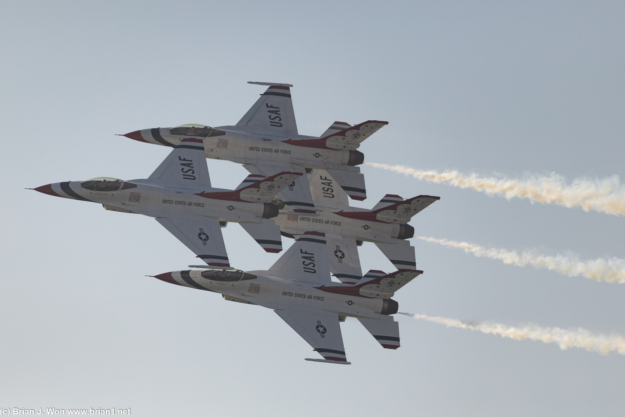 Next up, USAF Thunderbirds.