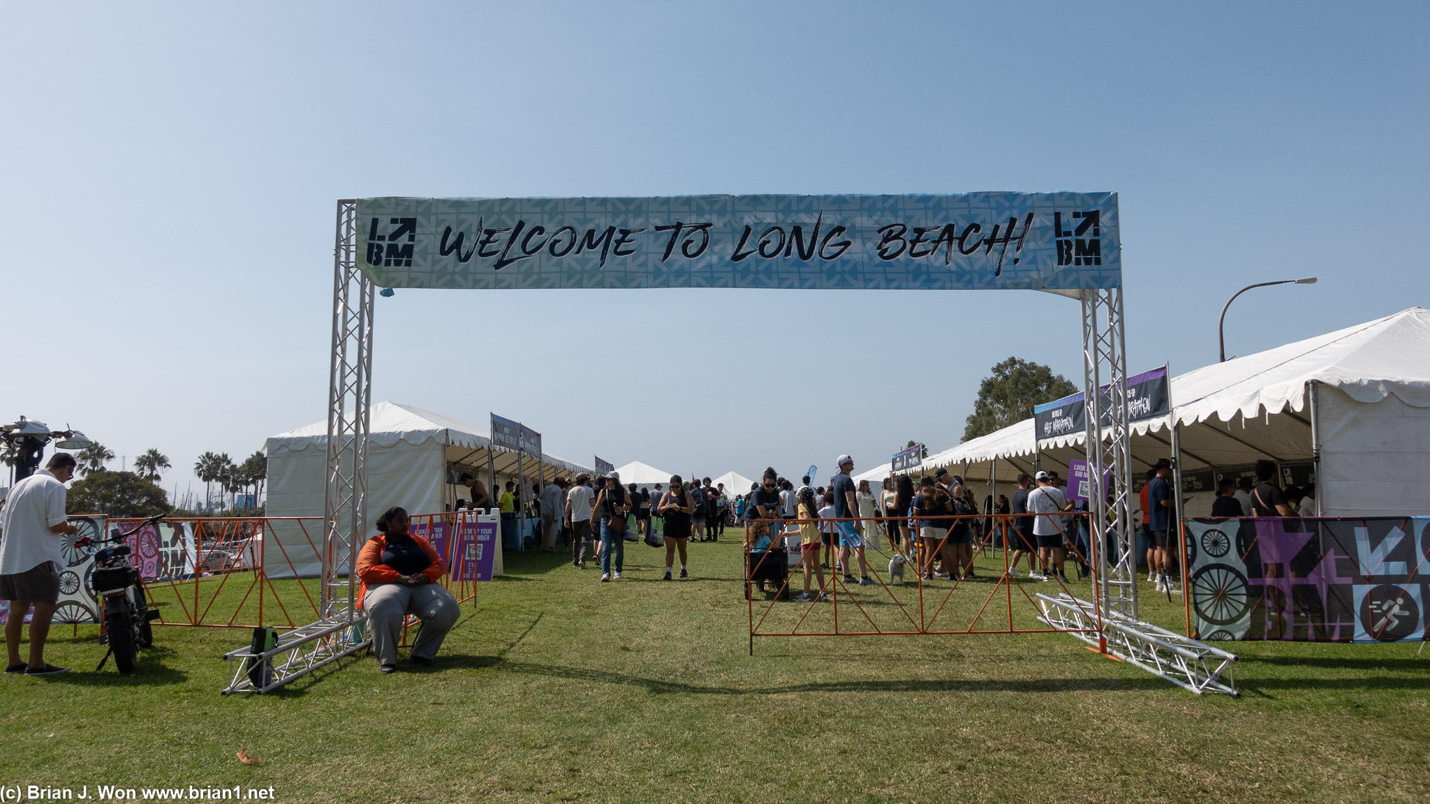 Long Beach Marathon race expo.