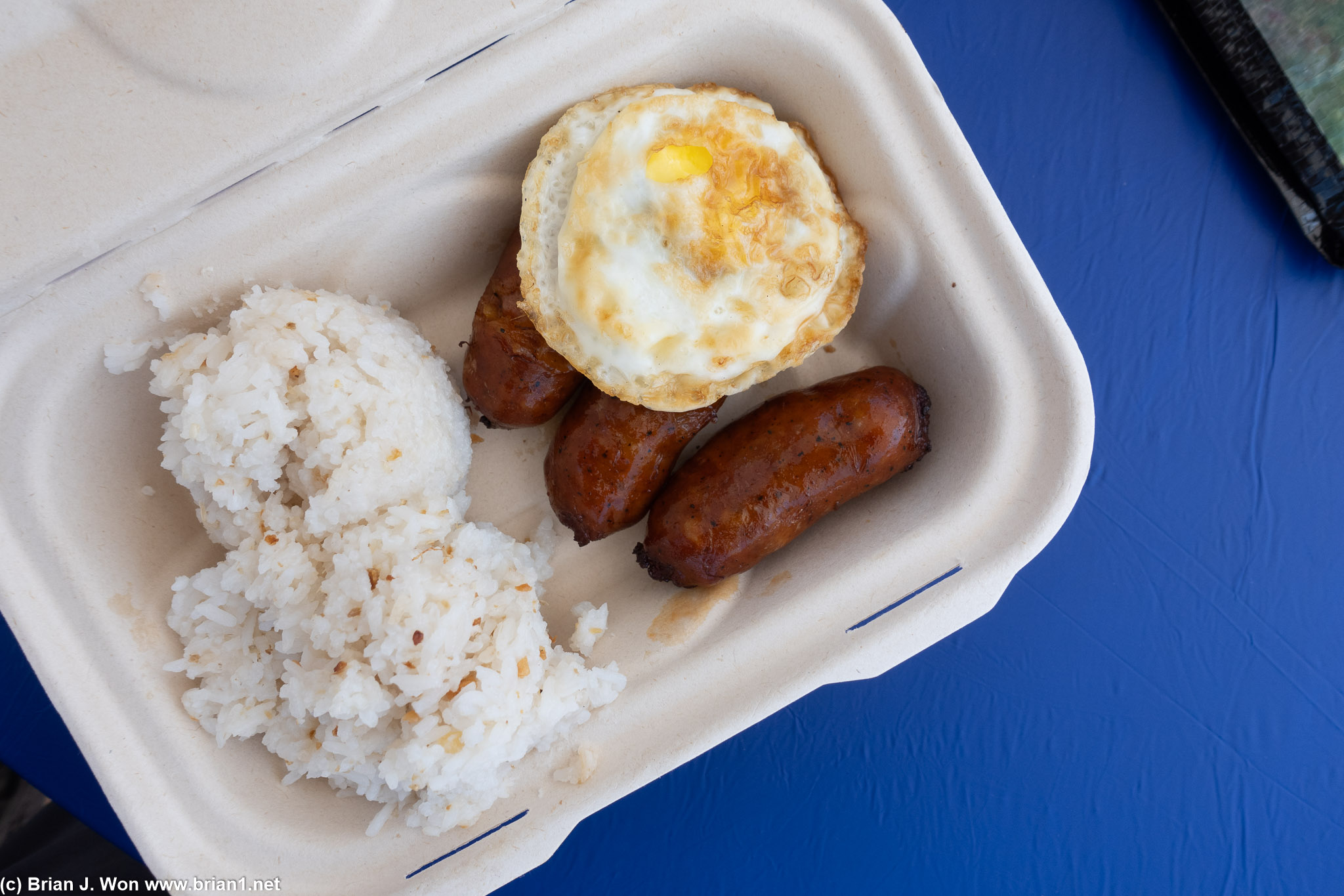 Longaniza meal. Just okay.