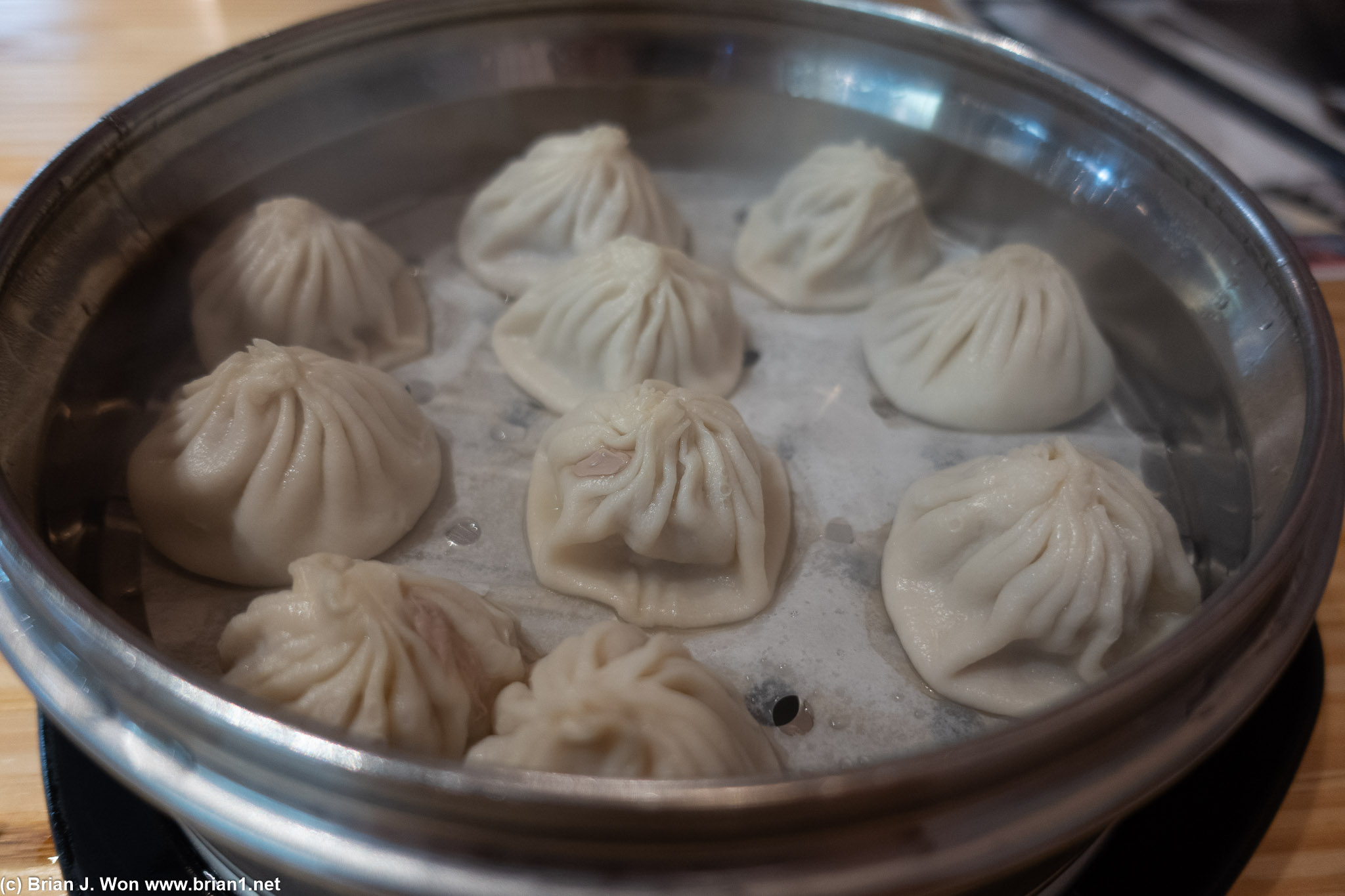 Xiao long bao are not bad, but not as delicate as Din Tai Fung.