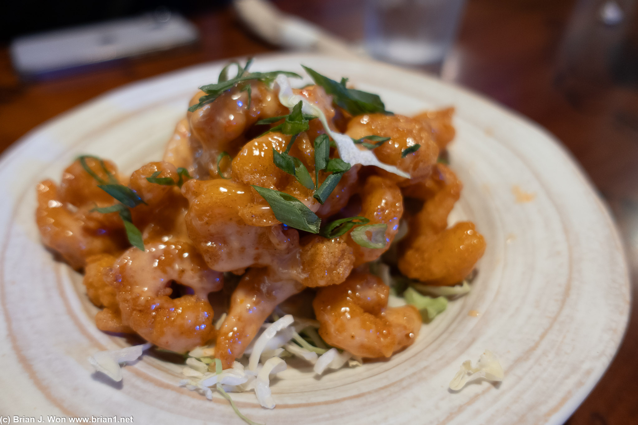 Bang Bang shrimp appetizer at Bubba Gump Shrimp Co.