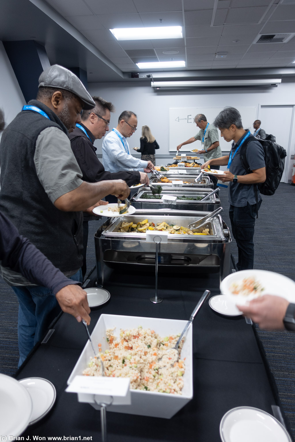 Lunch buffet.