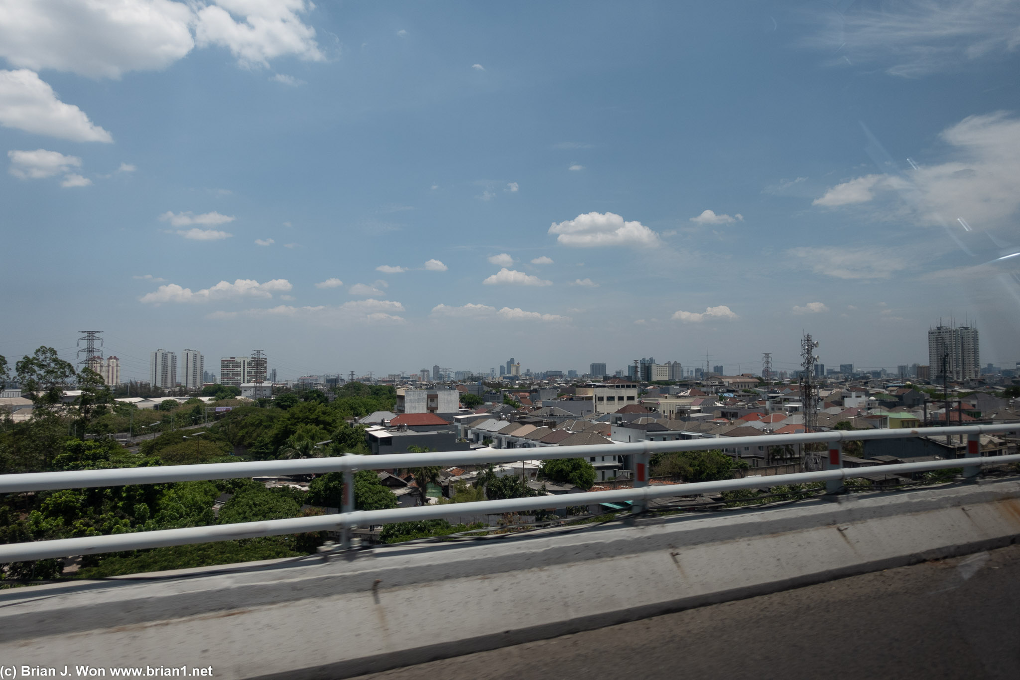 Jakarta is a sprawling city.